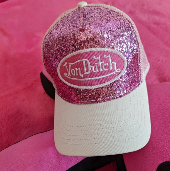 von dutch pink glitter hat cap 🧢 - Picture 3 of 16